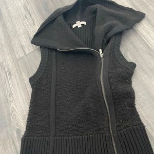 Banana Republic Funnel Neck Asymmetric zip up